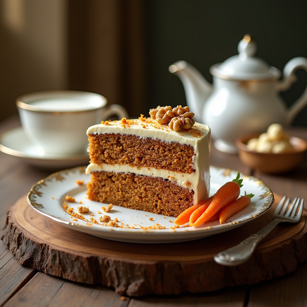 Discover the best British Carrot Cake Recipe with moist layers and creamy frosting. Perfect for any occasion, this classic dessert is a true delight!